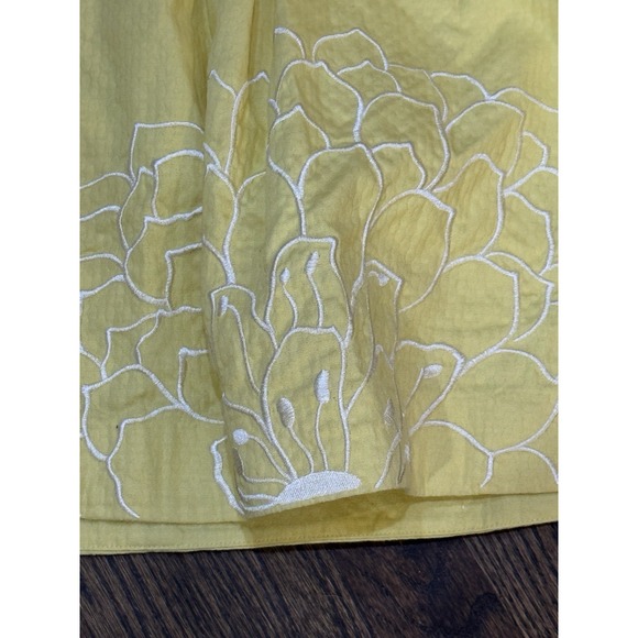 Lilly Pulitzer Yellow Blossom Dress Pineapple Juice strapless floral lined zip - Picture 4 of 12